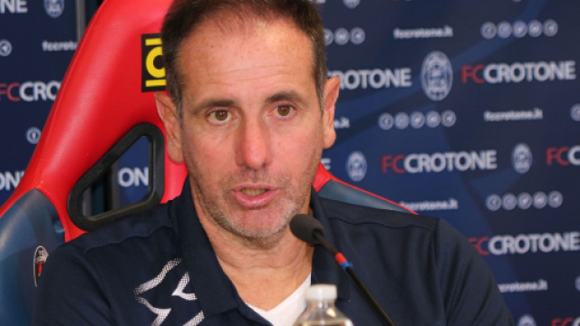 Crotone, Lamberto Zauli presente la gara contro il Benevento