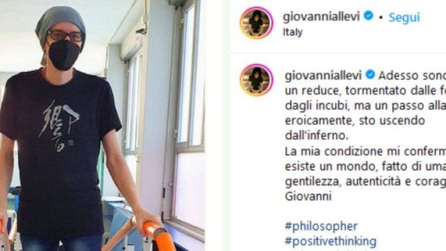 Il post di Giovanni Allevi (&copy; Giovanni Allevi/Instagram)