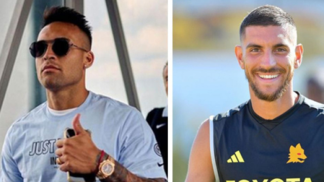 Lautaro Martinez, Lorenzo Pellegrini (&copy; Instagram)