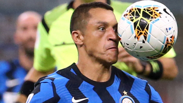 L'attaccante dell'Inter Alexis Sanchez
