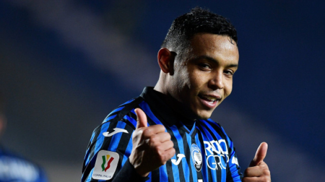 In foto Muriel, attaccante dell'Atalanta.