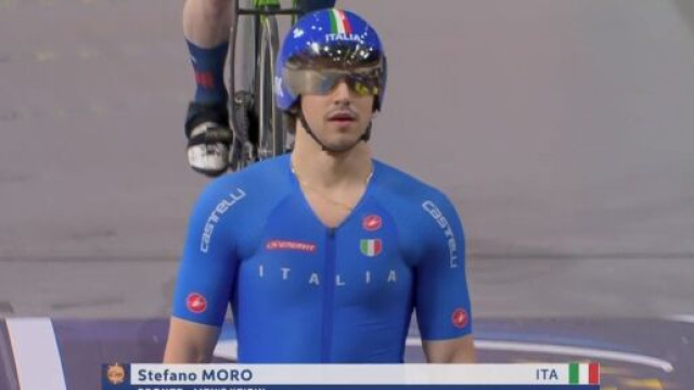 Europei di ciclismo su pista: medaglie di bronzo per Stefano Moro e Guazzini - Balsamo.