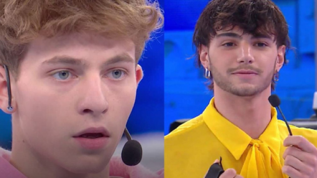 Amici, in foto Simone Galluzzo e Nicholas Borgogni.
