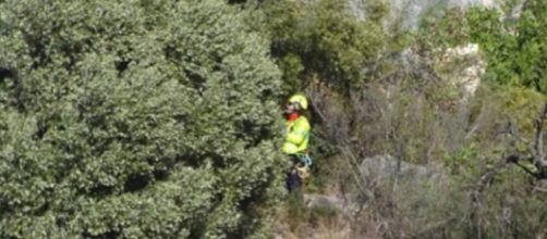 La mujer viaj&oacute; con su pareja a Espa&ntilde;a (X, @BombersValencia)