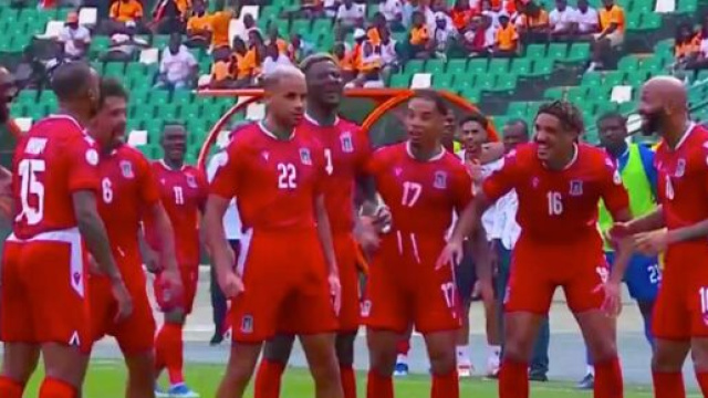 La Guin&eacute;e Equatoriale a pris le meilleur sur la Guin&eacute;e-Bissau. (screenshot Twitter @beinsports)