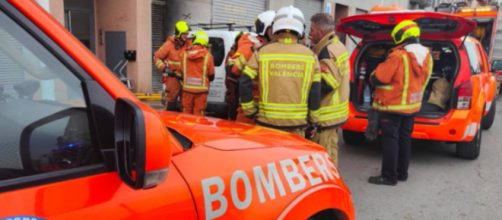 Seis dotaciones de los Bomberos de Calencia acudieron al lugar de los hechos (X, @BombersValencia)