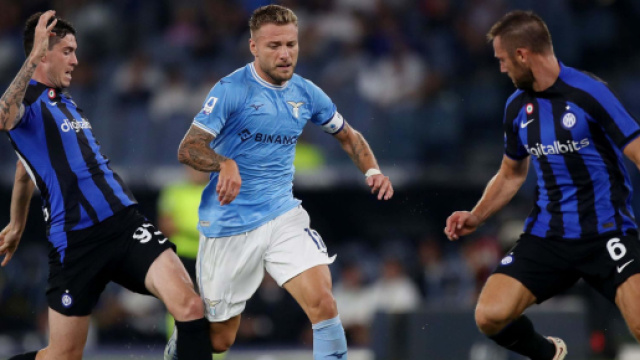 Inter-Lazio (foto di repertorio di un precedente).