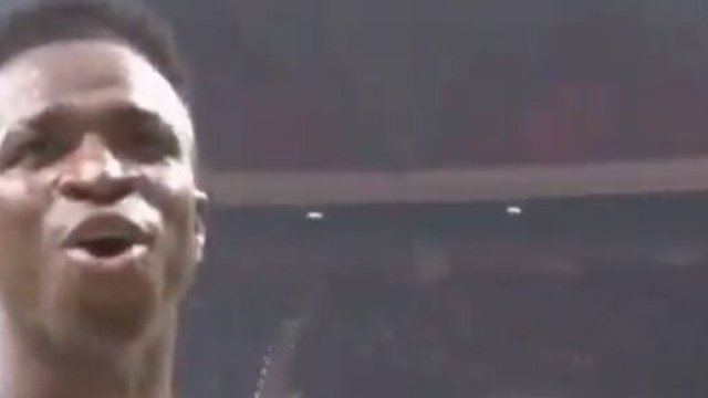 Vinicius auteur de mots forts face &agrave; l'Atl&eacute;tico. (screenshot Twitter @Elchiringuito)