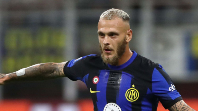 In foto Dimarco, giocatore dell'Inter.