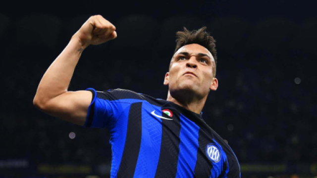 In foto Lautaro Martinez, punta dell'Inter.