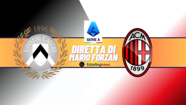 Al Bluenergy Stadium l'Udinese ospita il Milan alle 20.45 di sabato 20 Gennaio