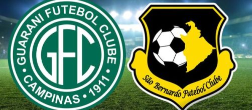 Onde assistir Guarani x S&atilde;o Bernardo ao vivo (Arte/Eduardo Gouvea)
