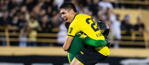 S&atilde;o Bernardo venceu com um jogador a menos (Reprodu&ccedil;&atilde;o/Facebook/saobernardofutebolclube)