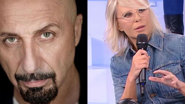 Amici, in foto Luca Jurman e Maria De Filippi.