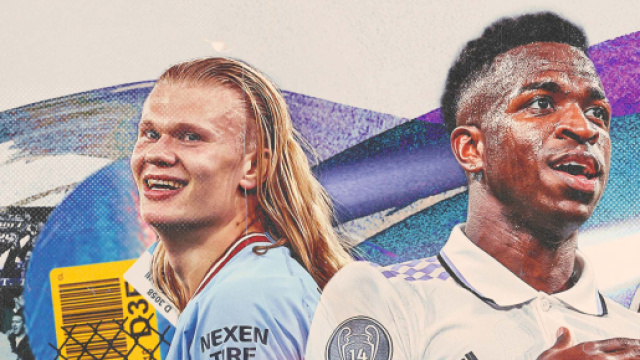 Erling Haaland et Vinicius (capture Twitter @Be Football)