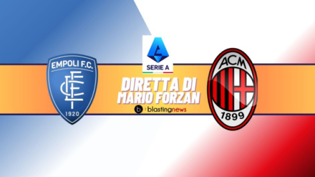 Empoli e Milan chiudono il loro girone d'andata alle ore 12.30 allo stadio Castellani