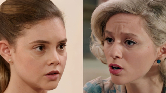 Clara Boscolo e Irene Cipriani - screenshot &copy; Rai 1