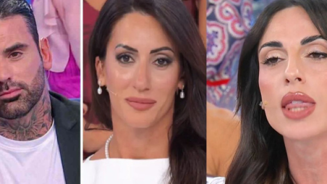 Mario Cusitore, Margherita Aiello e Morena Farfante - screenshot &copy; Canale 5.