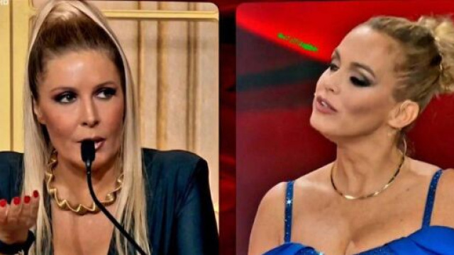 In foto Selvaggia Lucarelli e Sonia Bruganelli (screenshot &copy; Rai)