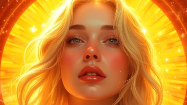 Donna con il sole sullo sfondo &copy; Immagine di Pixabay