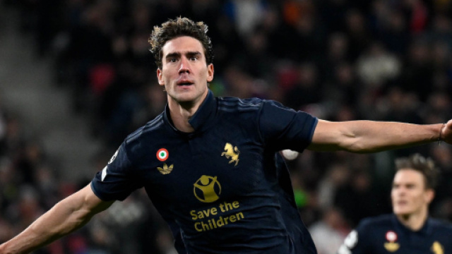Dusan Vlahovic, attaccante della Juventus. Foto &copy; Juventus FC