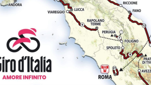 Il percorso del Giro d'Italia 2024 - &copy; Rcs Sport.