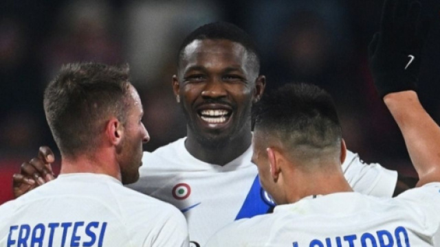 Giocatori dell'Inter esultano (&copy; Instagram)