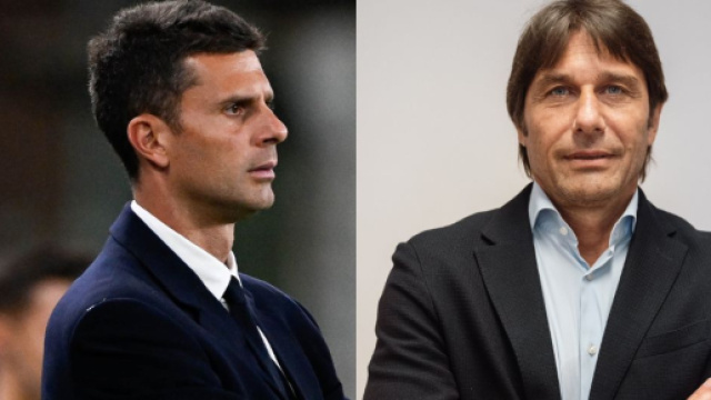 Thiago Motta e Antonio Conte &copy; Juventus FC/SSC Napoli