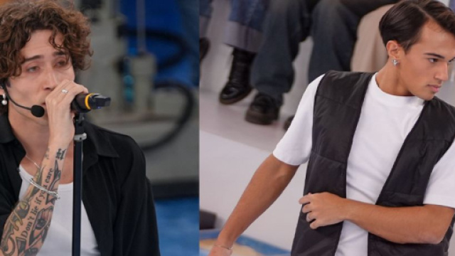 Diego Lazzari e Daniele - screenshot &copy; Canale 5.