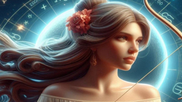 Segno del Sagittario generato con &copy; AI Copilot.