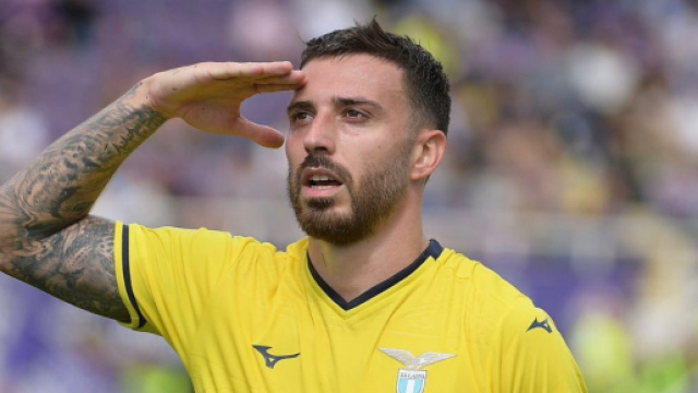 Mario Gila in campo &copy; SS Lazio