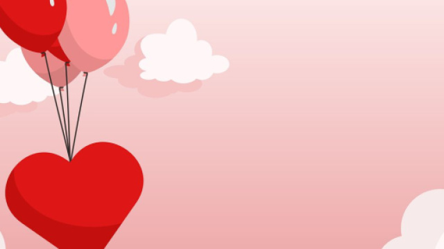 Palloncini trasportano un cuore &copy; Pixabay
