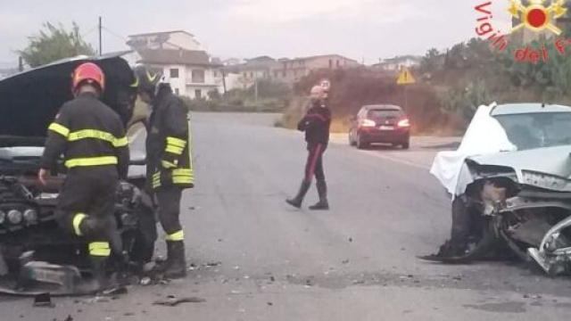 Incidente stradale mortale a Roggiano Gravina - &copy; Vigili del Fuoco