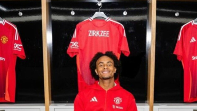 Joshua Zirkzee, attuale giocatore del Manchester United &copy; Instagram