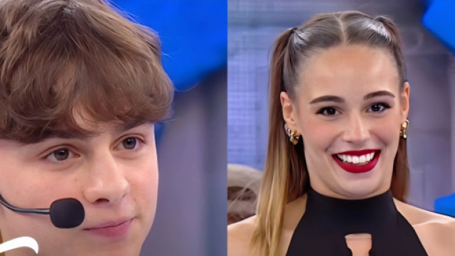 Luk3 e Alessia - screenshot &copy; Canale 5