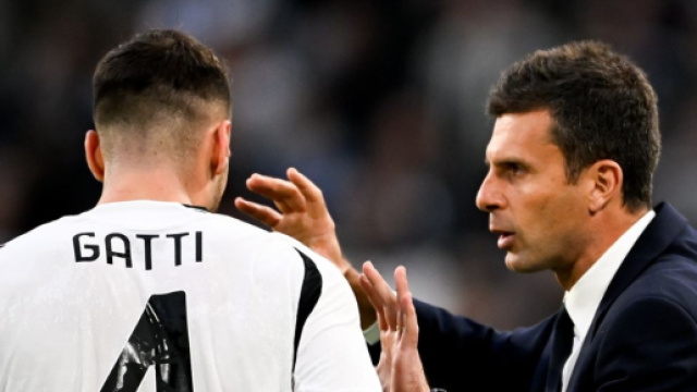 Federico Gatti e Thiago Motta. Foto &copy; Juventus