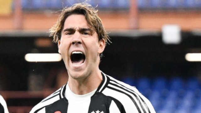 Dusan Vlahovic esulta dopo un goal &copy; Juventus FC