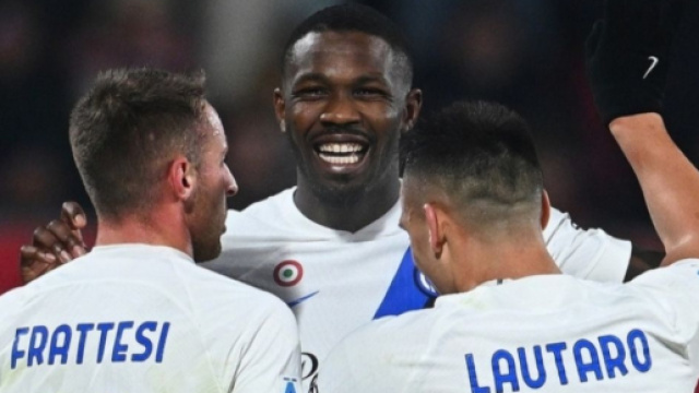 Esultanza dopo un goal dell'Inter- (Foto &copy; Instagram)