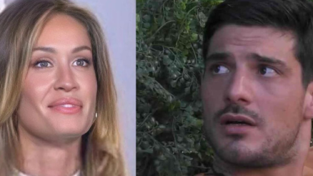 Helena Prestes e Lorenzo Spolverato - screenshot &copy; Canale 5/Mediaset Extra.