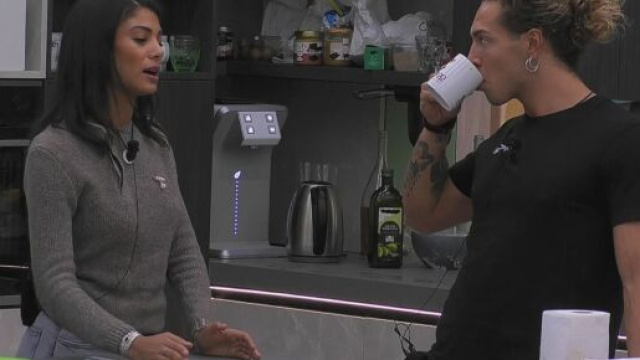 Yulia Bruschi e Luca Giglioli detto Giglio (&copy;Grande Fratello/Mediaset).