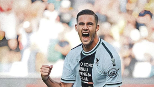 Lorenzo Lucca, attaccante Udinese- &copy; Instagram.