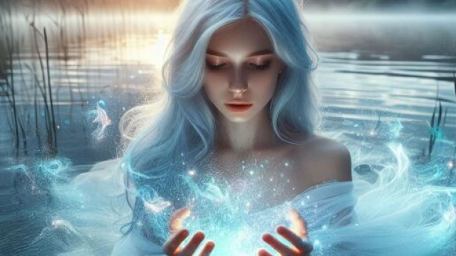 Donna in blu - Immagine di &copy; Pixabay.