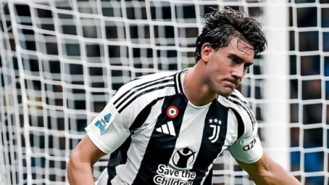 Dusan Vlahovic con la maglia della Juventus &copy; profilo Instagram vlahovicdusan