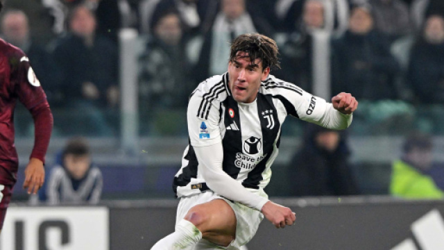 Dusan Vlahovic, attaccante della Juventus. Foto &copy; Juventus FC