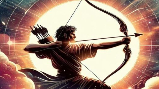 Segno del Sagittario generato con &copy; AI Copilot