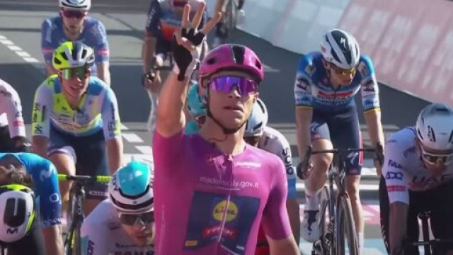 Jonathan Milan- &copy; YouTube Giro d'Italia.