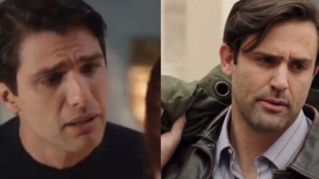 In foto Marcello ed Enrico de Il Paradiso delle signore, screenshot &copy; Rai 1