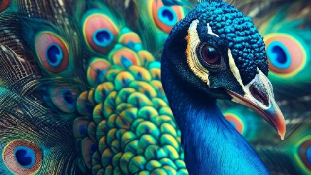 Pavone colorato &copy; Immagine di Pixabay