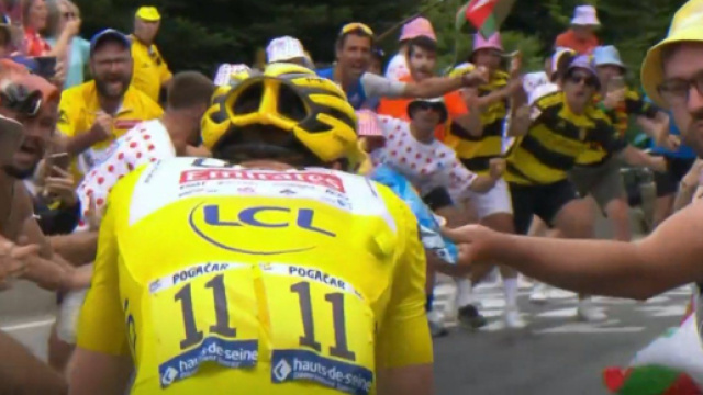 Tadej Pogacar - Screenshot &copy; Eurosport