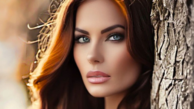 Volto di donna bruna con occhi chiari - &copy; Pixabay